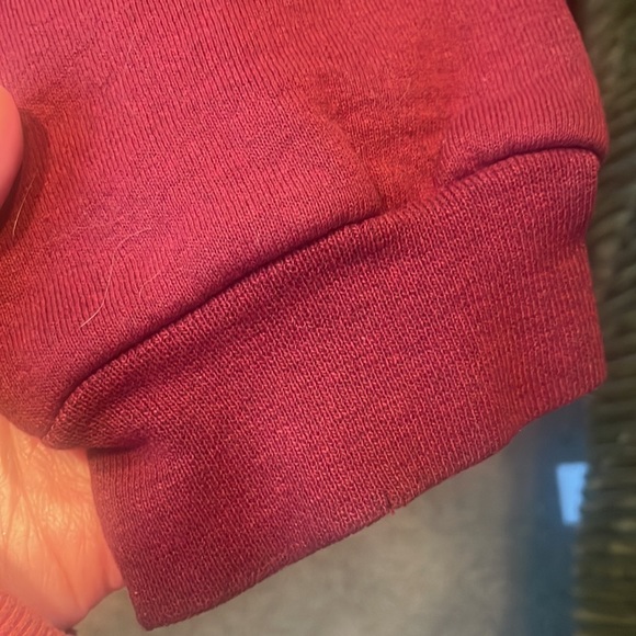 Russell Athletic - Women’s Oversized Maroon Hoodie in Women’s Small - Picture 6 of 9